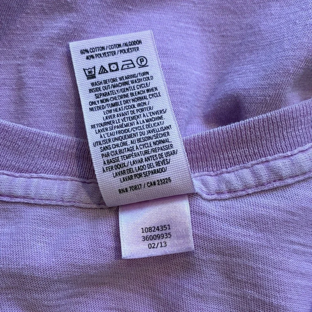 Victoria Secret Sheer Purple V Neck Top Y2K Size‎ XS